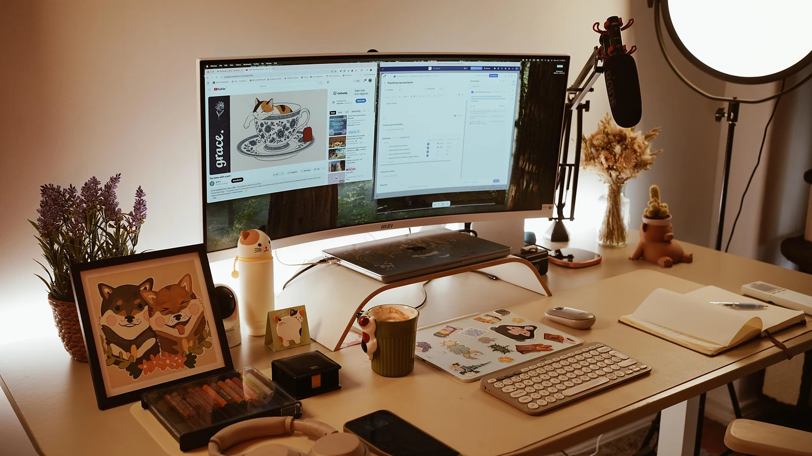Espacio de trabajo de Mariale